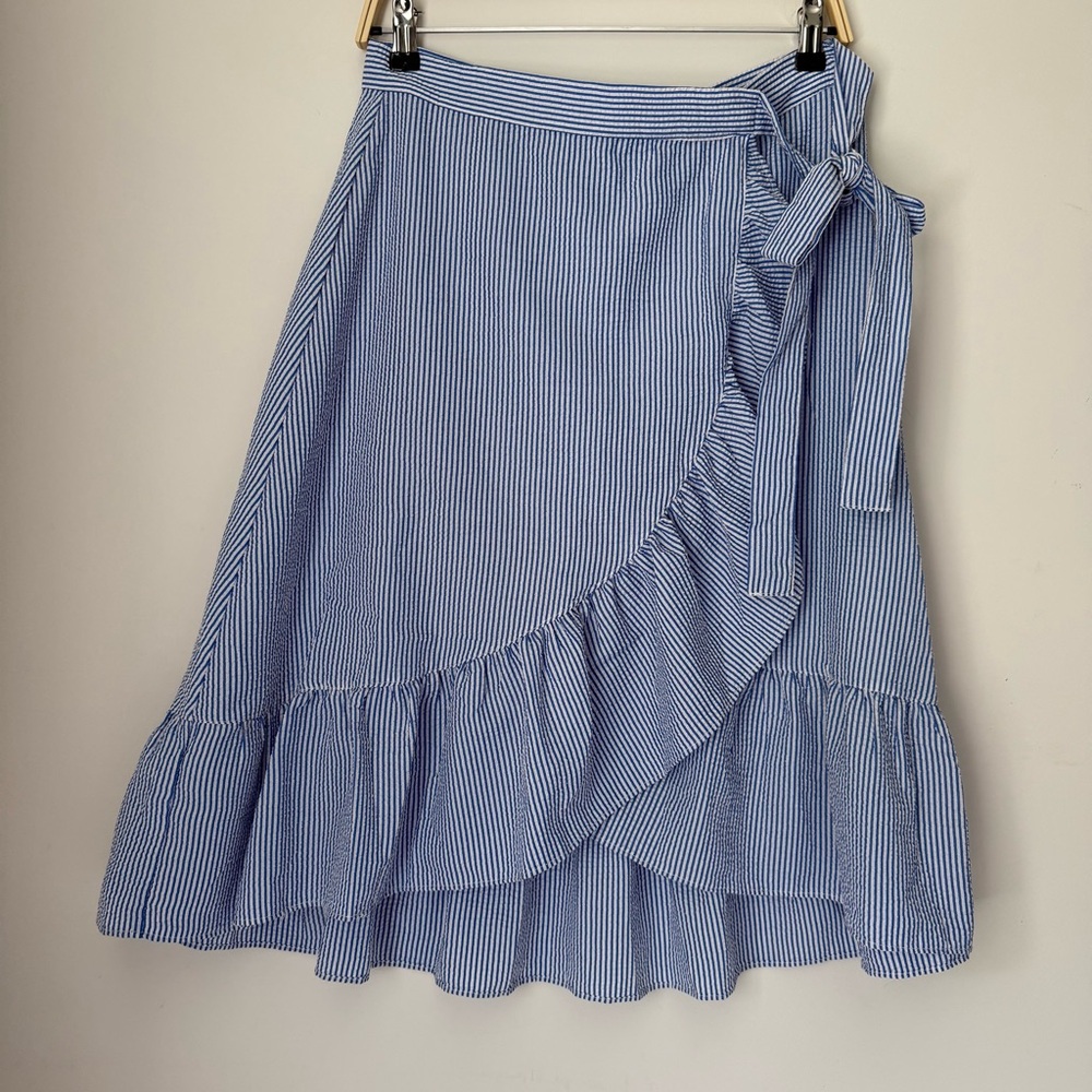 Divided by H&M Seersucker Wrap Skirt – Size 12